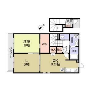 La　felice　vita201号室 間取