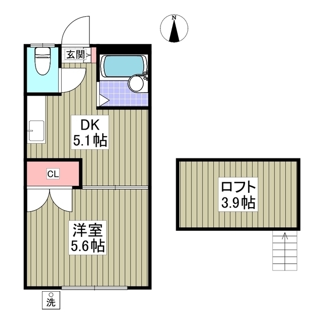 大宮第22101号室 間取