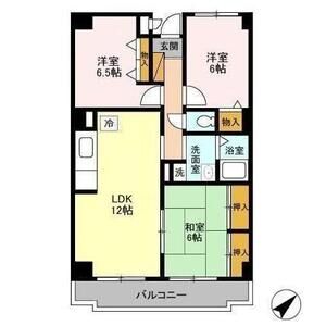 ハーヴェスト本郷205号室 間取