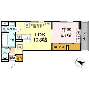 Pear Residence102号室 間取