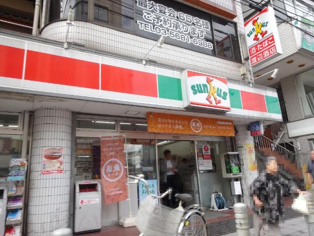ミネルヴァ千住新橋 サンクス梅島店まで1,186ｍ