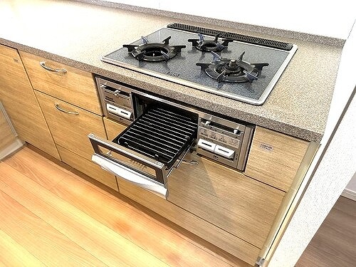 ライオンズ南大沢ヒルズ コンロ、グリル　※前回募集時2024.8撮影