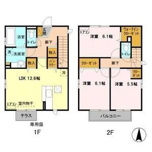 Ciel(シエル)　GG号室 間取
