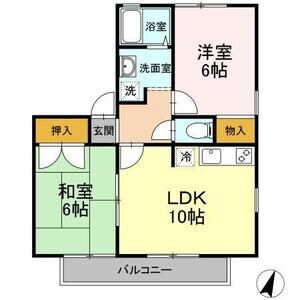 ストークハウス201号室 間取