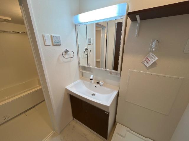 （仮称）柏市篠籠田　新築アパート203号室 洗髪洗面化粧台（イメージ）