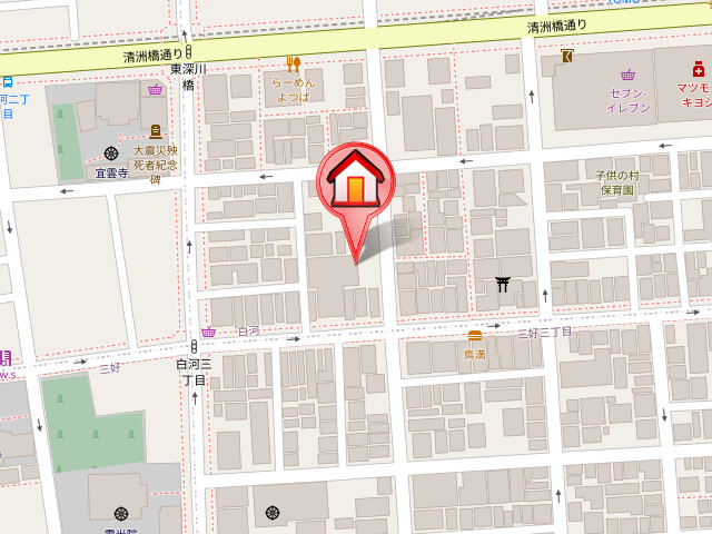 クロスレジデンス清澄白河6階 null