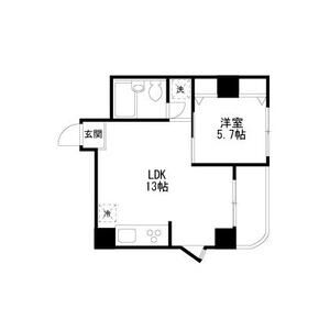 AKKレジデンス新宿402号室 間取
