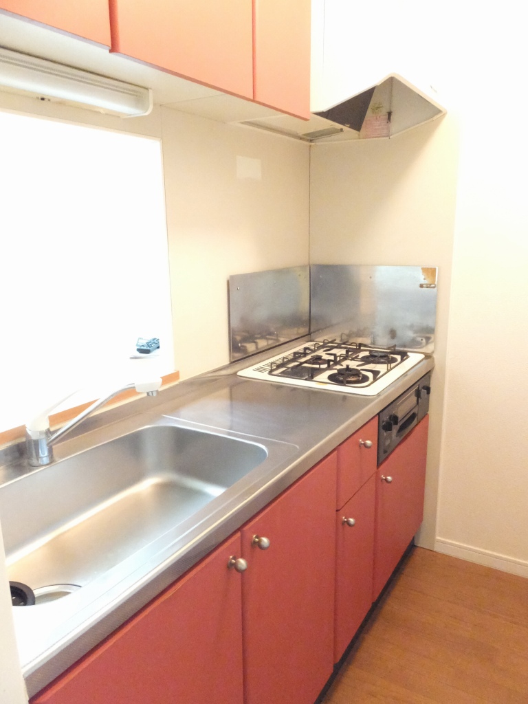 レオパレスグッド・ラック106号室 ３口ガスコンロ設置済み