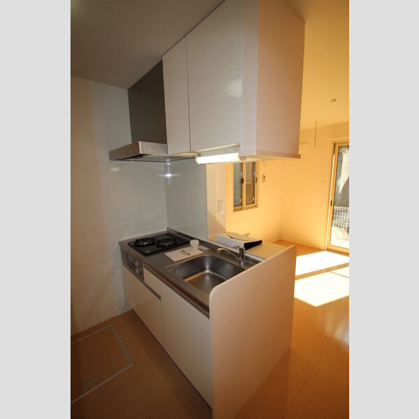 W.I.TパレスⅡ キッチンはガス2口グリル付き♪