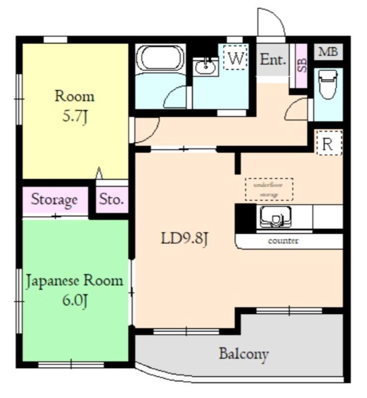 新世ふじみ野マンション1階 間取