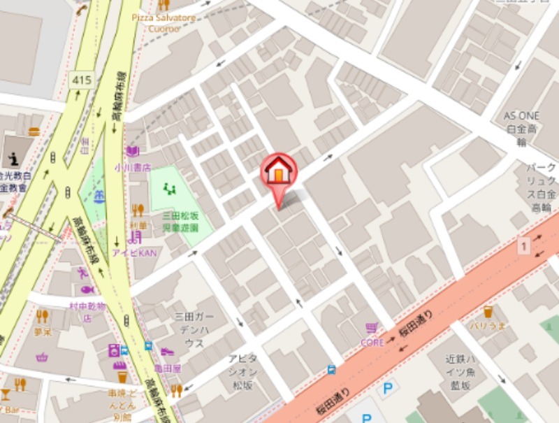 toggle白金高輪1階 null