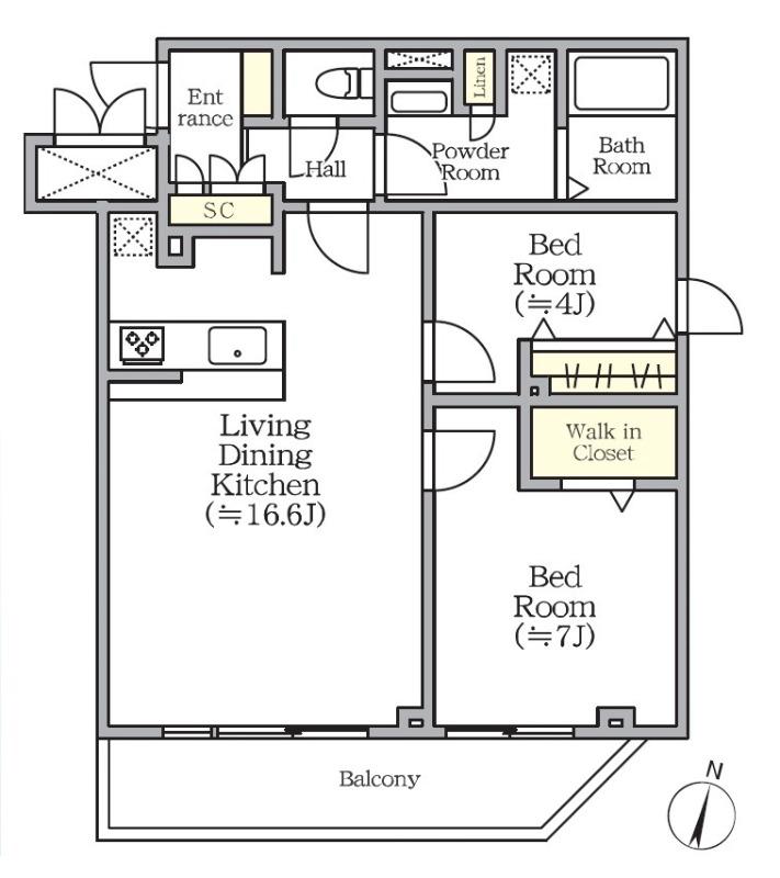 CREALpremier西馬込1階 間取