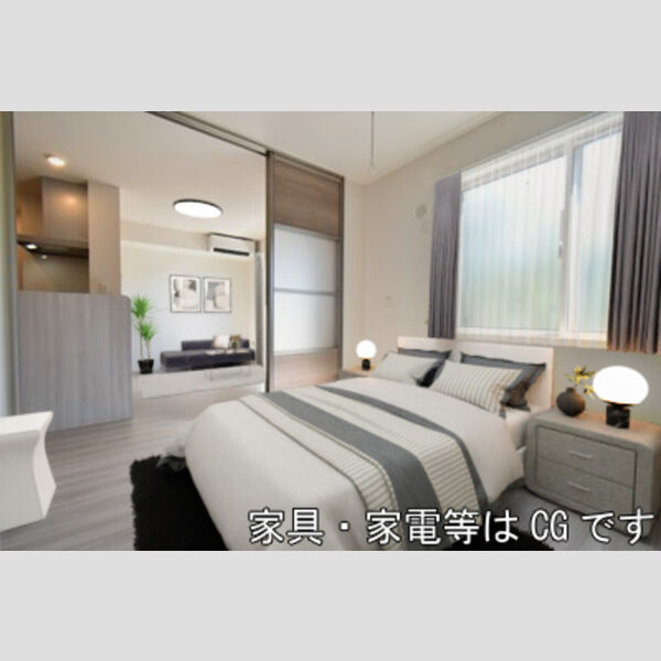 ブランポルテ102号室 居室(家具・家電はイメージ)