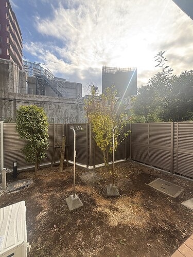 クオリア代々木1階 専用庭