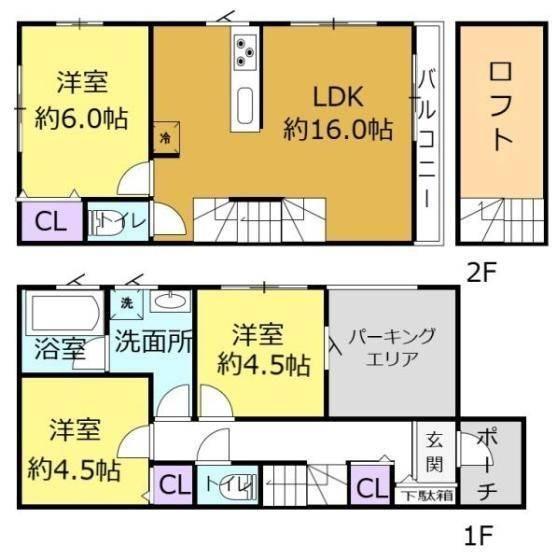 朝霞戸建て 間取