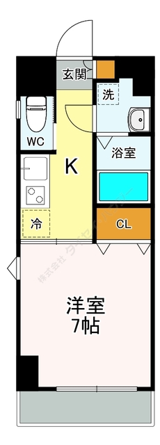 アムール石井0405号室 間取