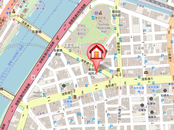 レジディア浅草吾妻橋9階 null