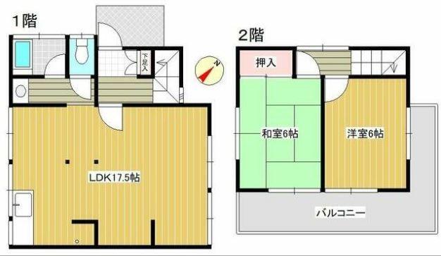所沢市牛沼F戸建 1Fは広いLDKにリノベーション