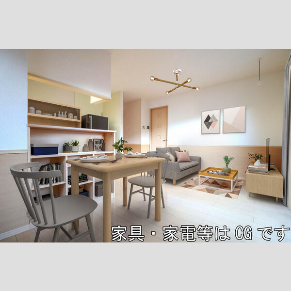 リビングタウン上野台　B 家具家電はCGです