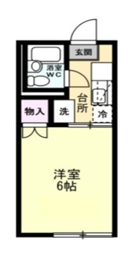 K-house横浜国大205号室 間取