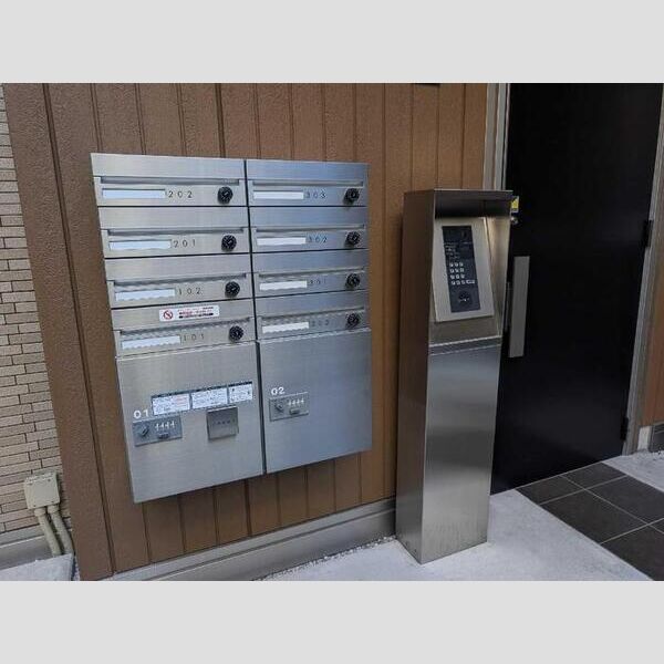 アンジュール蒲田 オートロック、ポスト、宅配ボックス