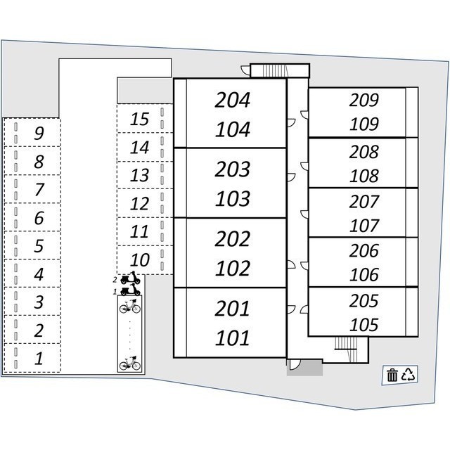 La　Libeｌｌule　二本榎 外観