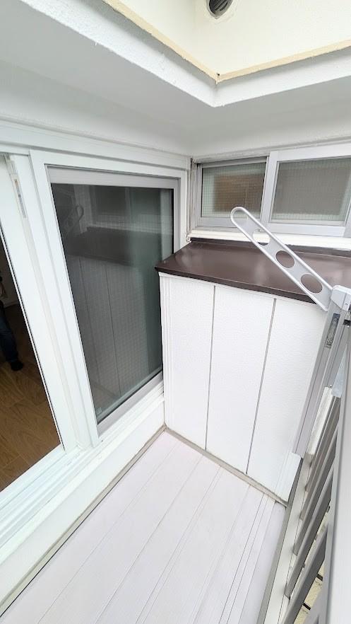 鷺宮テラス201号室 物干しがあります