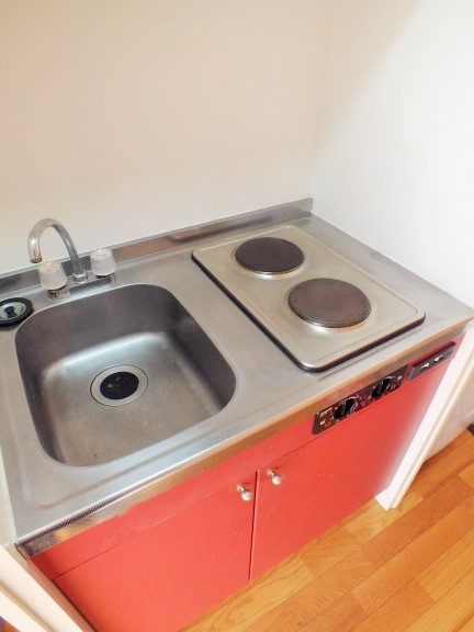 レオパレスルーチェ103号室 電気コンロ2口付き