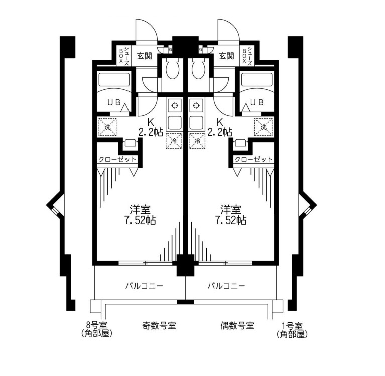PRIM ROSE・M壱番館3階 間取