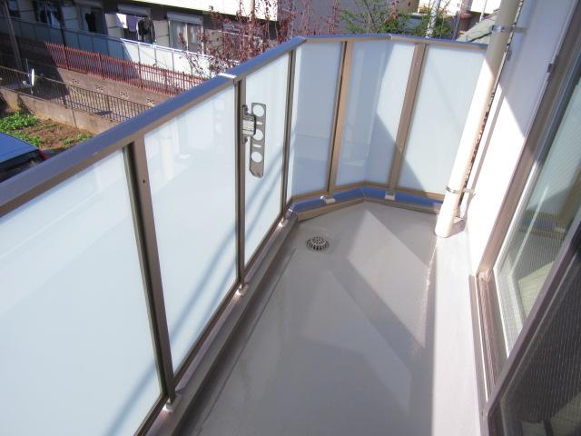 イーストガーデン202号室 ベランダ
