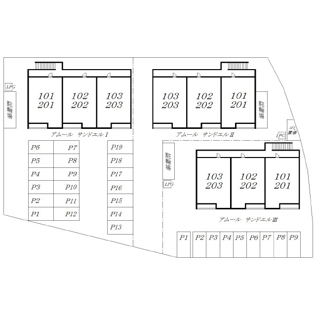 アムール サンドエルⅡ 外観