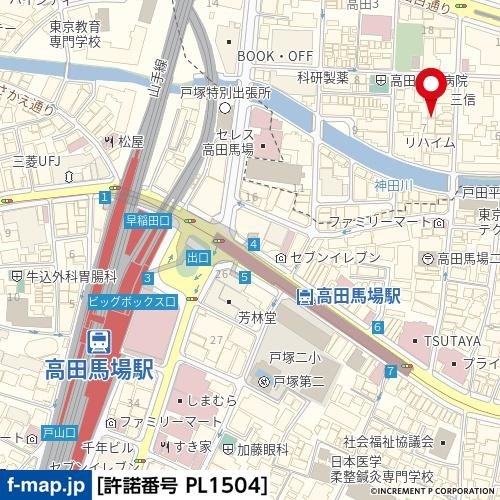 ジェイパーク高田馬場プレジャーステージ1階 null