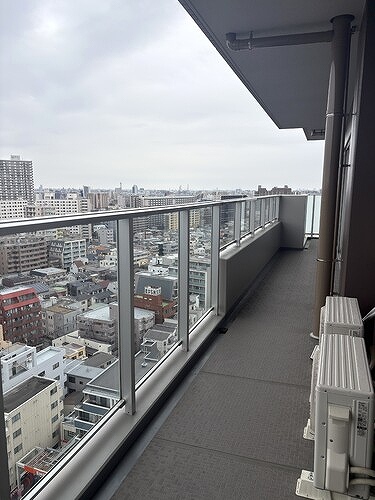テラス東陽町ネクスタワー バルコニー　※内装前／2026年03月撮影