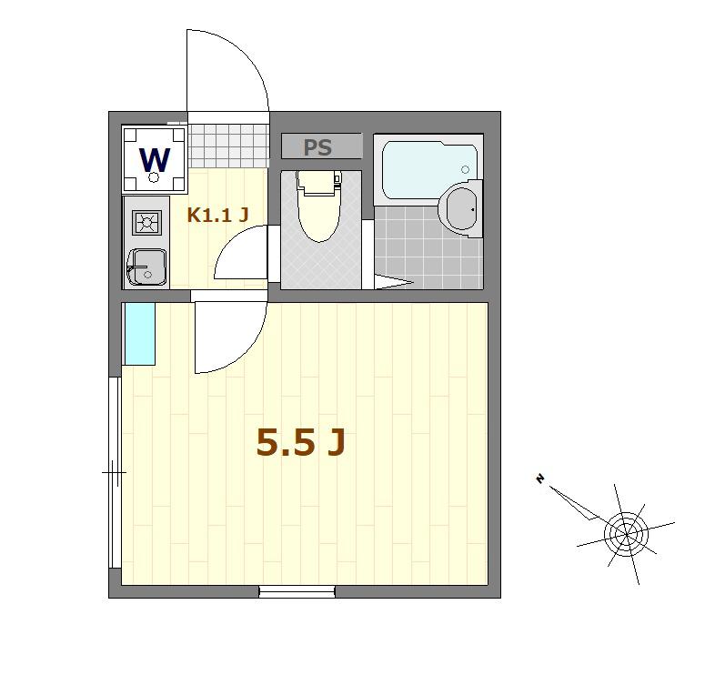 マーレ東向島1階 間取
