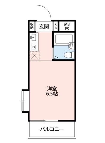 上落合レジデンス4階 間取