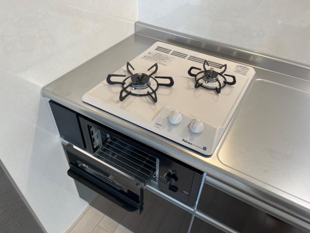 フロレゾン柏～Floraison Kashiwa～ グリル付き二口コンロ