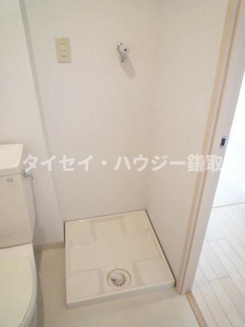 芝コーポ５号館1111号室 洗濯機置場です