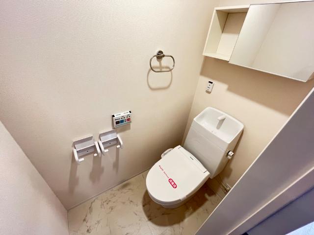 厚木市下川入新築アパート203号室 シャワー付トイレ（イメージ）