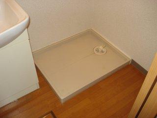 パレスサントピアⅤ205号室 洗濯機置場