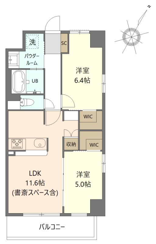ユーフォリア9階 間取