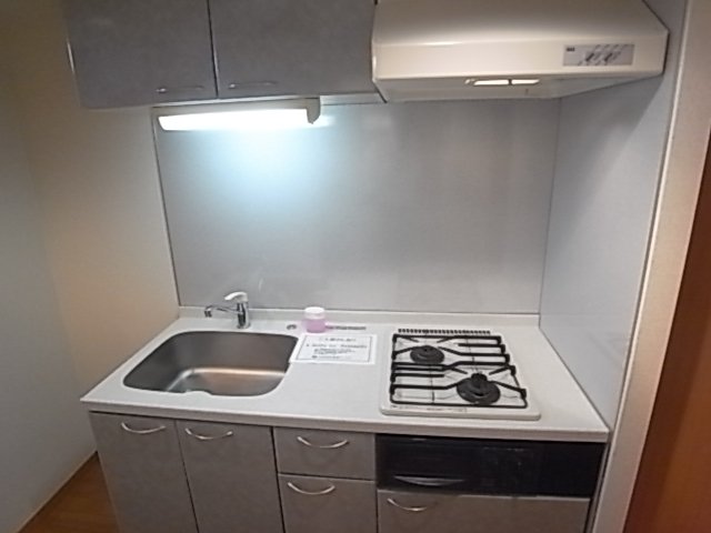 パレステュディオ　ドルチェ　日本橋イースト システムキッチン（2口ガスコンロ・グリル付）