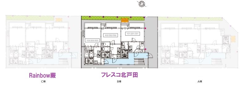 フレスコ北戸田3階 部屋その他