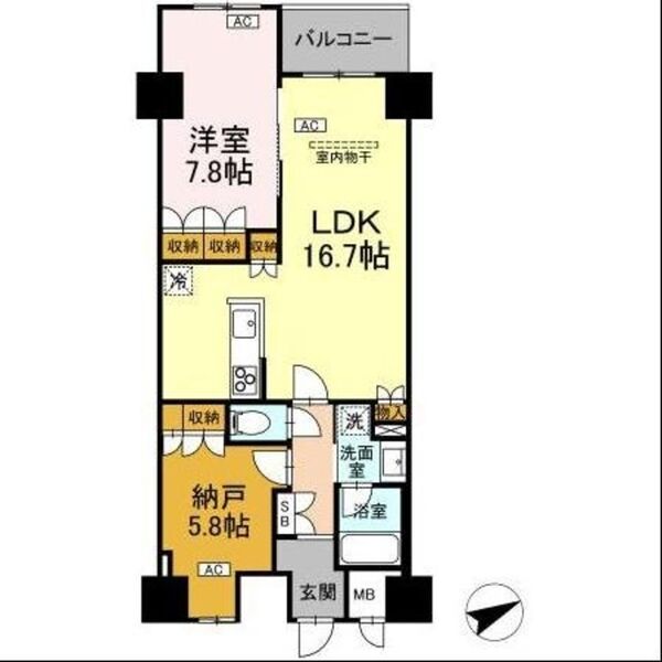 サンジョイアゼロ105号室 同建物別部屋の参考画像