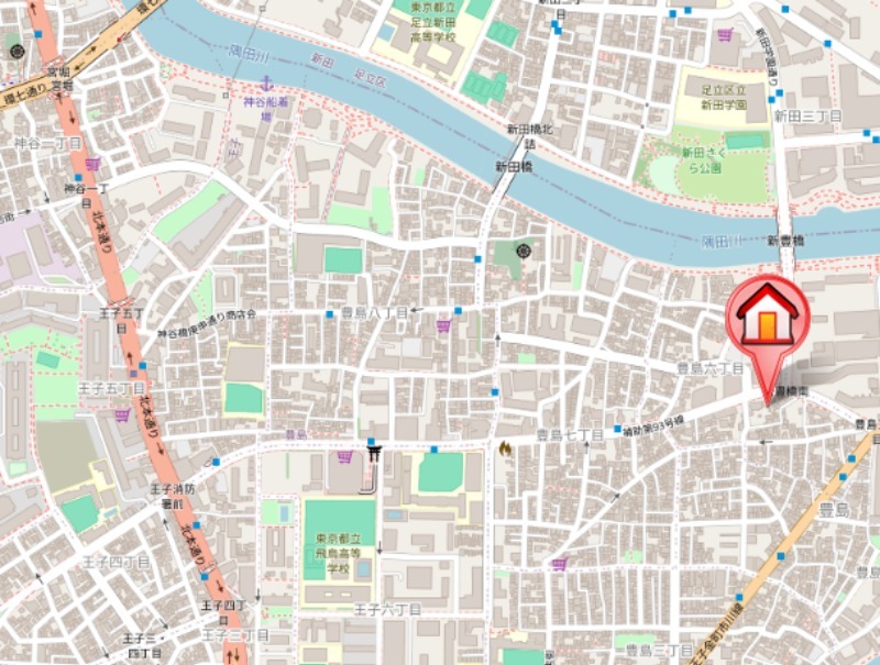 ドゥーエ王子神谷4階 null