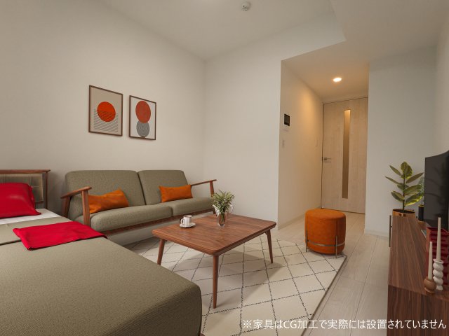 ケイディーエックスレジデンス原木中山0109号室 ロビー