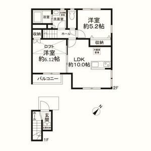 Bene多摩蘭坂201号室 間取