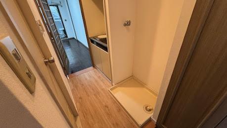 ライオンズマンション海老名第3 洗濯機置き場があります