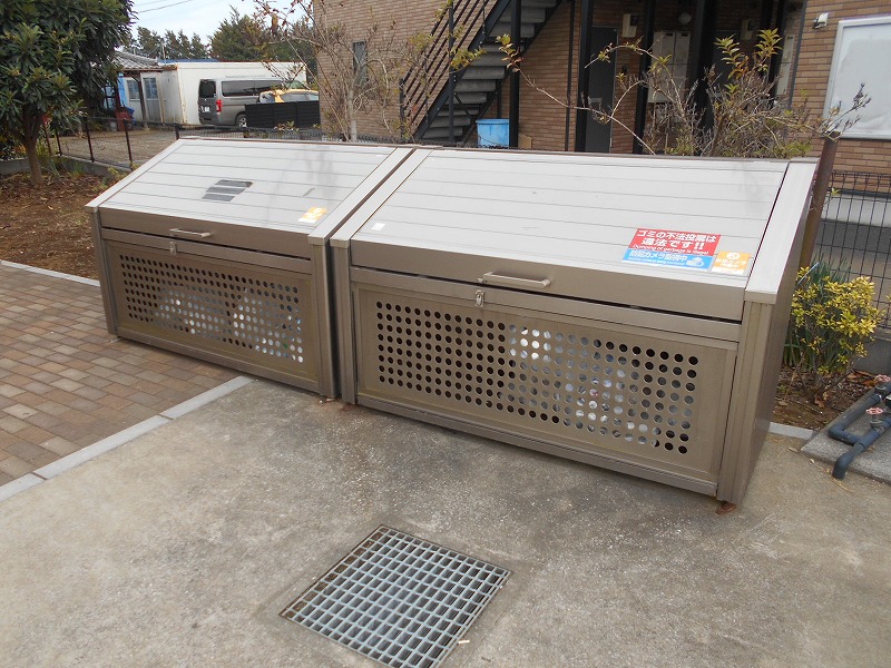 レオパレスドルフフクサト202号室 専用ゴミ置き場