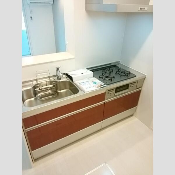 アウラ西船 3口ガスコンログリル付きキッチン