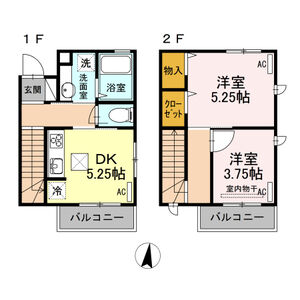 コーラル　A101号室 間取